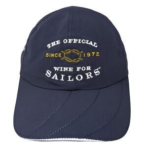 The Original Wine For Sailors Baseball Cap Blue One Size Adjustable Nylon Gill